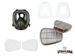 Kit maschera 6800 pieno facciale e filtri per apicoltori 3M