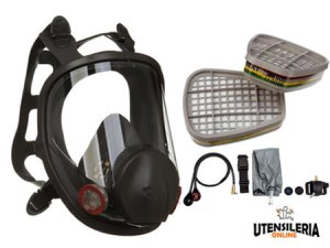 Kit maschera facciale 6800M con sistema aria compressa S-200+ 3M