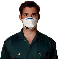 Maschera monouso 3M K112 per polveri con valvola protezione FFP2 (10pz)