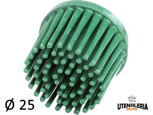 Dischi a tazza Bristle 3M attacco Roloc™ Ø 25 mm grana 50 (20pz)