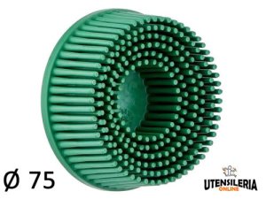 Dischi a tazza Bristle 3M attacco Roloc™ Ø 75 mm grana 50 (10pz)