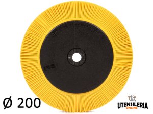 Spazzola radiale Bristle 3M filo diritto Tipo S Ø 200 mm grana 80