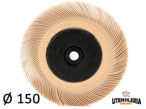 Spazzola radiale Bristle 3M filo curvo Tipo C Ø 150 mm grana 6 micron