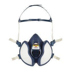 Respiratore con semimaschera 4277+ 3M classe FFABE1P3 per gas organici e inorganici