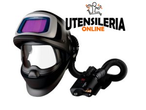 Maschera saldatura 3M Speedglas 9100XX FX Air con regolatore di flusso V-500