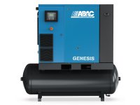 Compressore ABAC Genesis IE 22kW velocità variabile con essiccatore su serbatoio 500lt