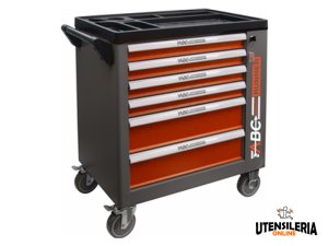 Carrello porta utensili Runner con 6 cassetti N 3192/6 ABC Tools