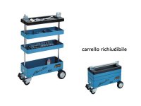 Carrello porta utensili 160ST MINI ASSI richiudibile N3225/4