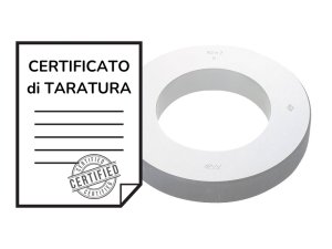 Certificato di taratura ACCREDIA calibri cilindrici lisci 3-200mm incertezza 0,3+2L