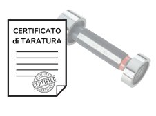 Certificato di taratura ACCREDIA calibri cilindrici lisci a tampone fino a 300mm