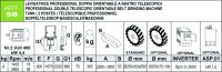 Levigatrice a nastri telescopici orientabili Aceti 50x2500-3000mm