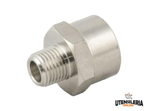 Riduzioni coniche Aignep 62040 INOX 316L per industria alimentare e chimica, 1/8"-1/2" (10pz)