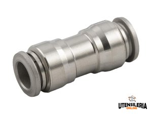 Raccordi diritti intermedio INOX 316L Aignep 60040 per aria compressa e alimentare, 4-14mm (2pz)