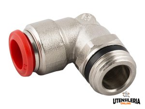 Raccordi a L orientabili maschio Aignep 50111 per aria compressa (10pz)