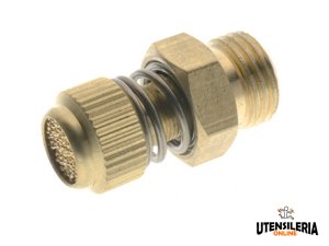 Silenziatori pneumatici Aignep 7050 in ottone per tubi da 1/8"-1/2" (10pz)