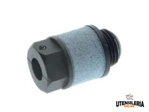 Silenziatori pneumatici Aignep 7110 in polietilene per tubi da M5 a 1/2" (10pz)