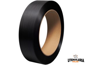 Reggetta plastica per imballaggio 15x0,8mm con superficie goffrata, 1500m