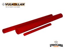 Barre Tonde in Poliuretano VULKOLLAN 90 SHORE ROSSO D.100x500mm