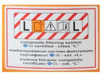 Aspiratore solidi/liquidi Beta 1872L classe L con motore by-pass bistadio, capacità 35 lt