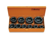 Set 10 chiavi a bussola macchina Beta 728/C10 quadro femmina 3/4" fosfatate, in cassetta