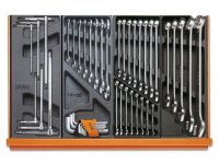 Assortimento 102 utensili per autoriparazione Beta 5904VA/T in termoformati rigidi in ABS