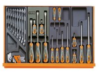 Assortimento 153 utensili per autoriparazione Beta 5904VG/5T in termoformato rigido in ABS