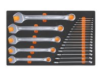 Assortimento 214 utensili ad uso universale Beta 5988VU/M in 6 termoformati morbidi EVA