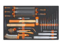 Assortimento 214 utensili ad uso universale Beta 5988VU/M in 6 termoformati morbidi EVA