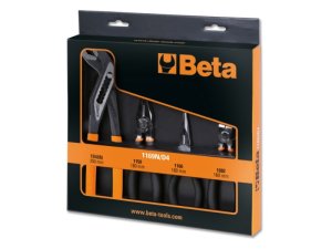 Assortimento 4 utensili Beta 1169N/D4 con 3 pinze ed una tronchese