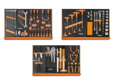 Assortimento 90 utensili ad uso universale Beta 5988VU/M in 10 termoformati morbidi EVA