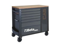 Beta carrello porta attrezzi RSC24L-CAB 7 cassetti con piano in legno