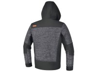 Felpa tecnica in pile Beta 7637G con inserti in tessuto softshell e cappuccio (tg. XS-3XL)