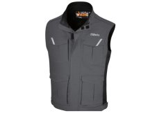 Gilet da lavoro Beta 7937MG in cotone elasticizzato con zip lunga (tg. XS-3XL)