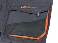 Gilet da lavoro Beta 7867G grigio in tessuto ultra leggero (tg. XS-5XL)