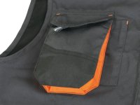 Gilet da lavoro Beta 7867G grigio in tessuto ultra leggero (tg. XS-5XL)