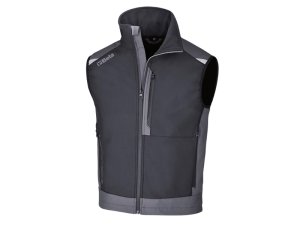 Gilet da lavoro softshell Beta 7647GG in graphene con zip lunga (tg. XS-3XL)