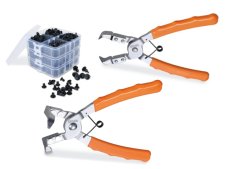 Kit pinze per pioli Beta 1478/K3 completo di 625 clips in plastica