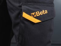 Pantaloni da lavoro multitasche Beta 7818G grigi con inserti elasticizzati (tg. XS-3XL)