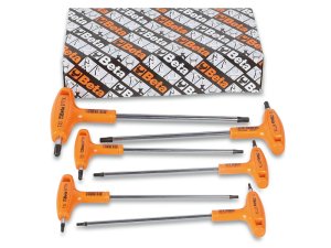 Set 6 chiavi maschio piegate Beta 97TTX/S6 per viti con impronta Torx, T10-T40