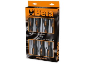 Set 7 giravite a battere Beta 1243/D7 per viti lama piatta e Phillips(7pz)