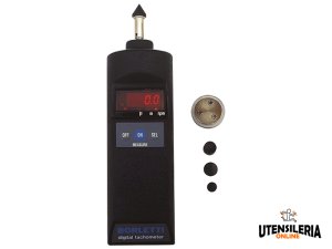 Tachimetro portatile a contatto meccanico T24 Borletti, 0,2-20.000 giri/min