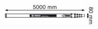 Asta metrica estraibile GR 500 Bosch fino a 5m lunghezza