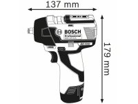 Avvitatore a massa battente GDS 12V-115 Bosch in valigetta senza batteria