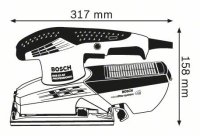 Levigatrice orbitale GSS 23 AE 190W 14.000 - 24.000 osc./min