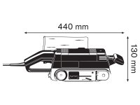 Bosch Levigatrice a nastro GBS 75 AE Professional 750W