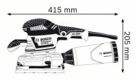 Levigatrice orbitale GSS 230 AVE 300W vibrazioni ridotte L-BOXX