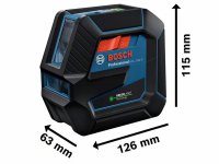 Bosch livella combinata a laser verdi GCL 2-50 G Professional con base rotante