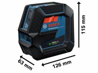 Bosch livella combinata a laser verdi GCL 2-50 G Professional con treppiedi BT 150