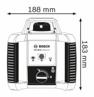 Bosch livella laser rotante orizzontale GRL 400 H con ricevitore fino a 400 mt