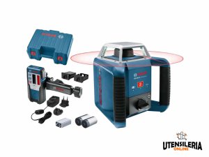 Bosch livella laser rotante orizzontale GRL 400 H con ricevitore fino a 400 mt